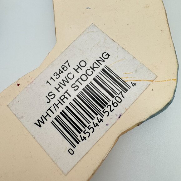 Jim Shore 2003 Heartwood Creek Enesco Stockings Christmas Ornament Set of 2 - Picture 7 of 11